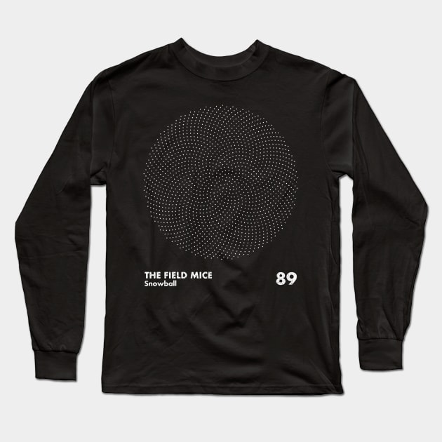 The Field Mice / Snowball / Minimal Graphic Design Tribute Long Sleeve T-Shirt by saudade